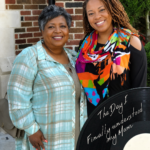 Black mother and daughter