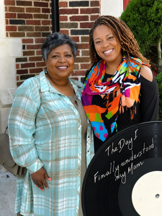 Black mother and daughter