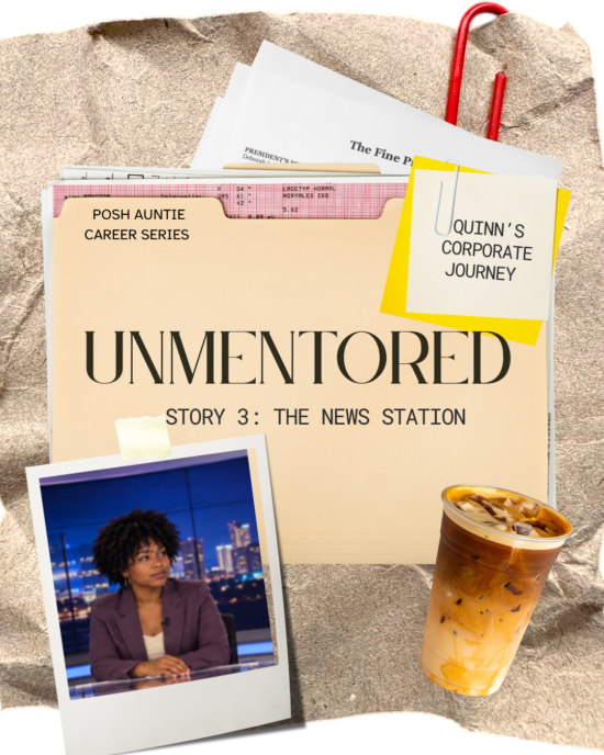 filing folder with Unmentored written across it. Story 3: The News Station